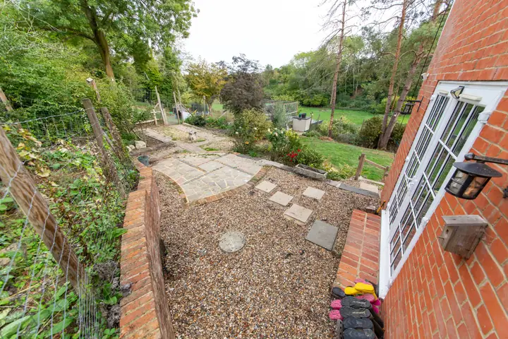 Path beside the cottage