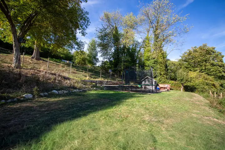 Paddock, freshly mown