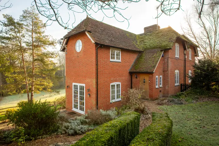 Front of the cottage